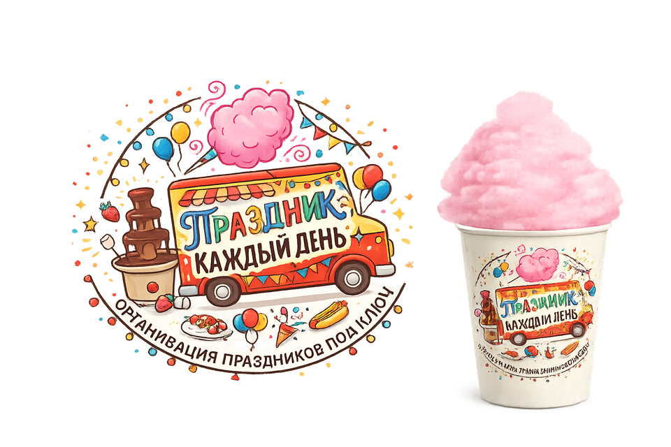 Иллюстрация услуги «Брендирование тележки для кейтеринга» — Праздник каждый день